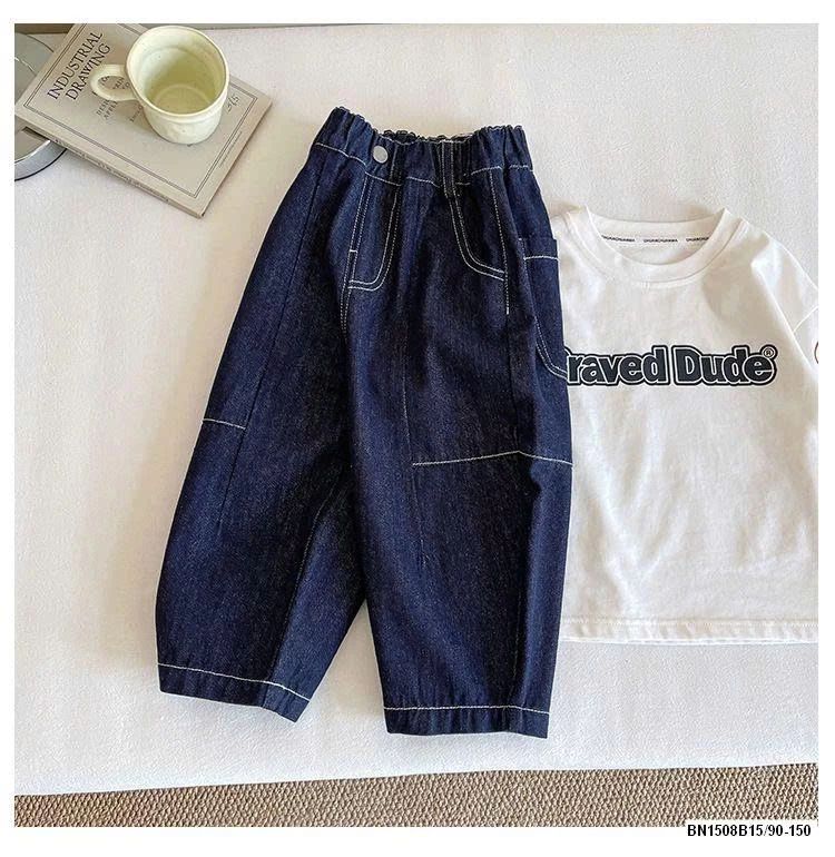 QUẦN JEAN BAGGY XANH ĐẬM