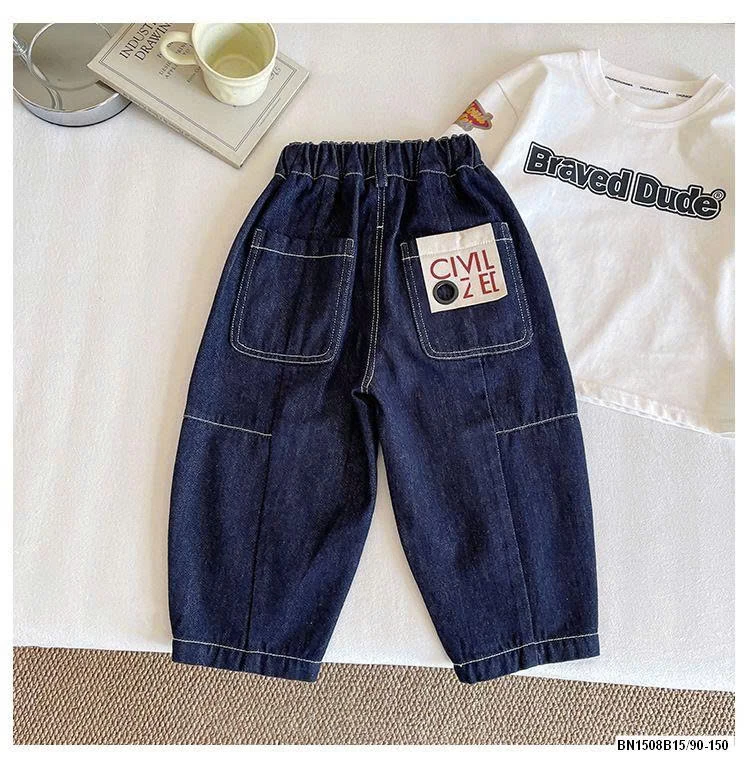 QUẦN JEAN BAGGY XANH ĐẬM