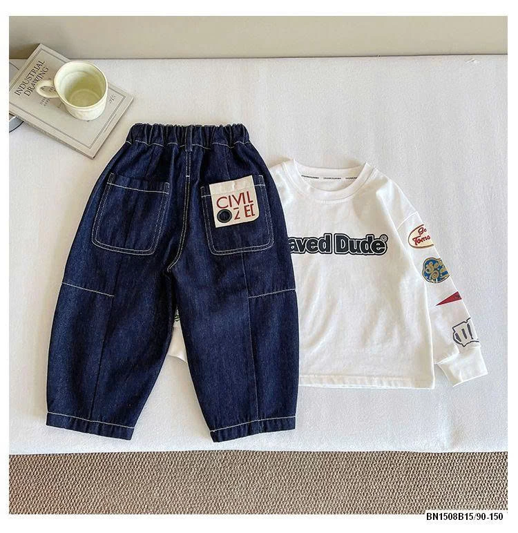 QUẦN JEAN BAGGY XANH ĐẬM