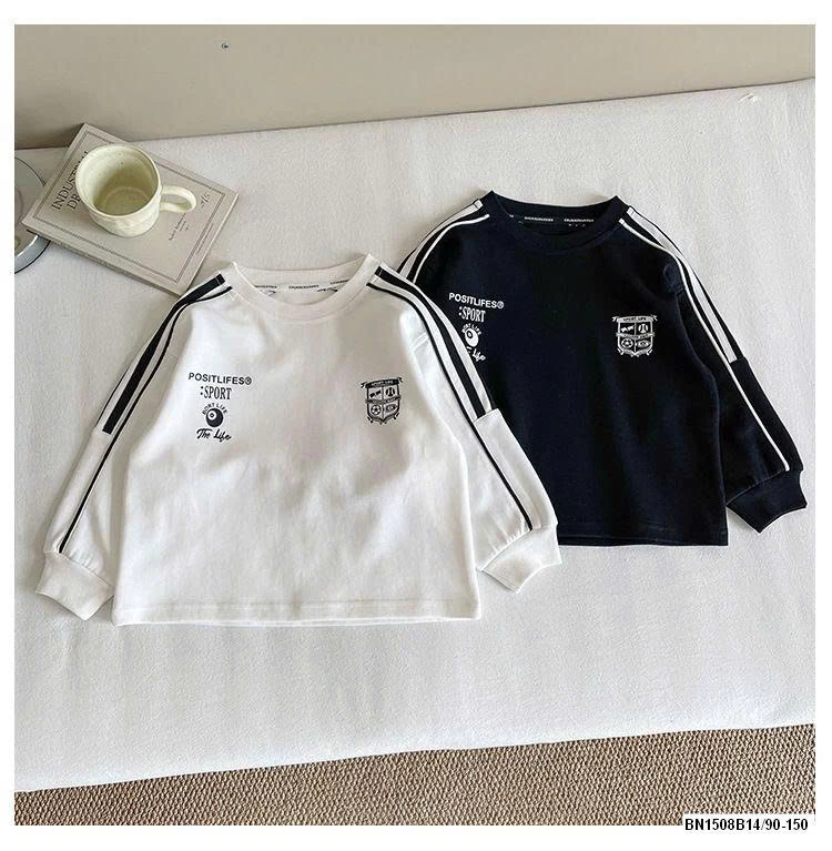 ÁO THUN THỂ THAO TAY KẺ SỌC