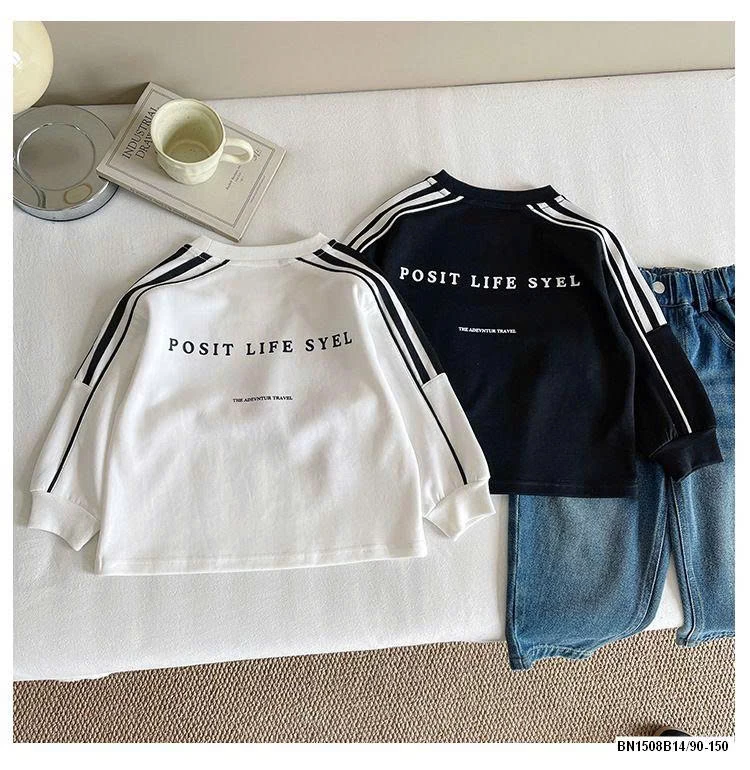 ÁO THUN THỂ THAO TAY KẺ SỌC