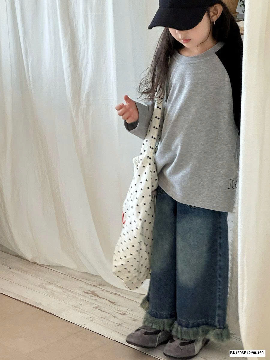 ÁO THUN PHỐI MÀU ĐEN XÁM