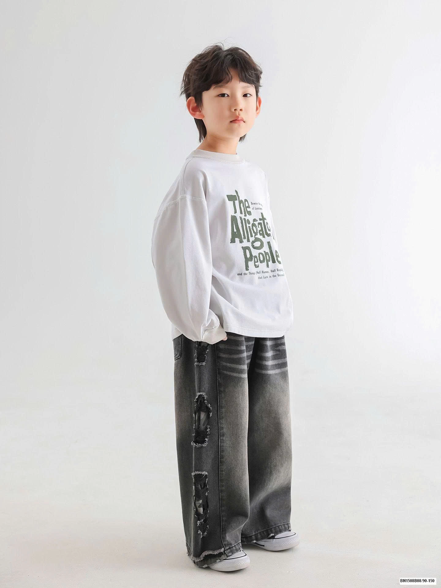 QUẦN JEAN SUÔNG RÁCH BT