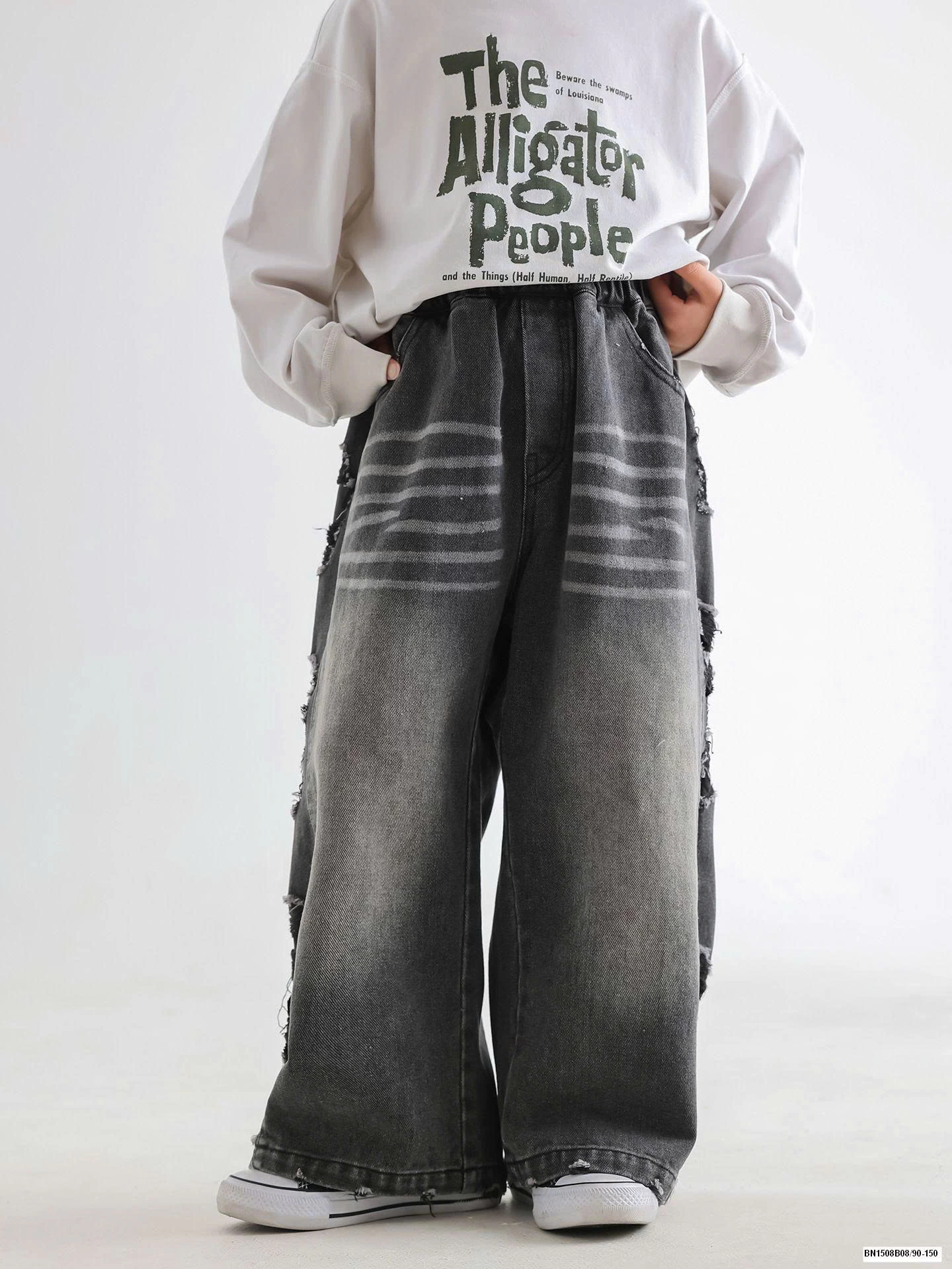 QUẦN JEAN SUÔNG RÁCH BT