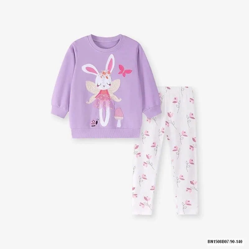 BỘ COTTON THỎ TÍM MAVEN