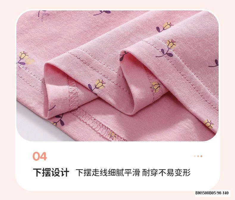 ĐẦM COTTON THỎ HỒNG LITEMAVEN
