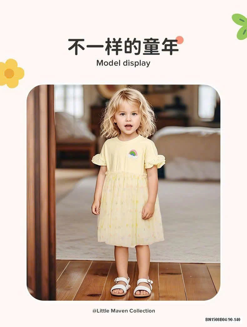 VÁY LITTLE MAVEN CHO BÉ GÁI