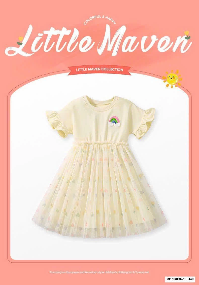 VÁY LITTLE MAVEN CHO BÉ GÁI