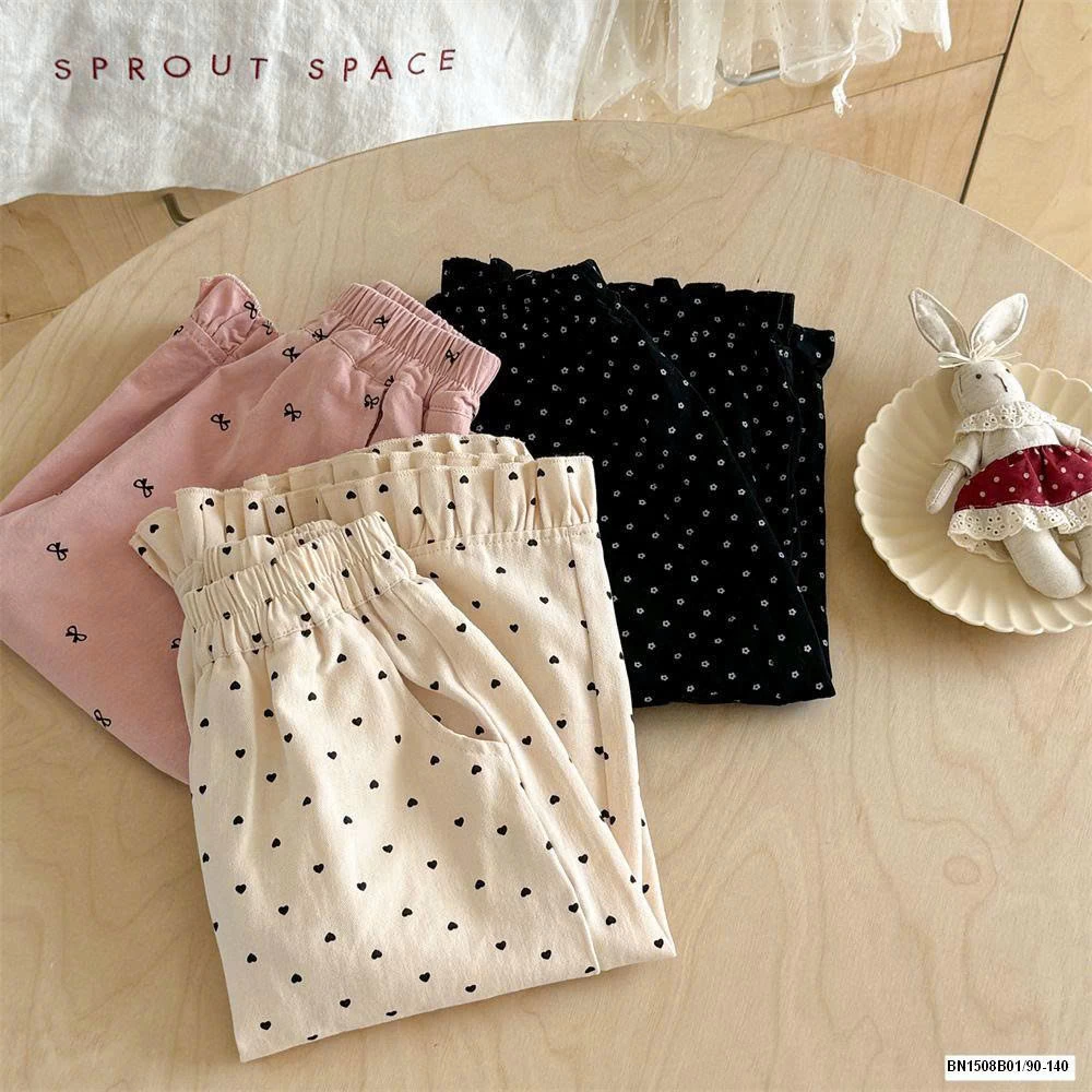 QUẦN GẤU BÈO HỌA TIẾT NINGLI BG