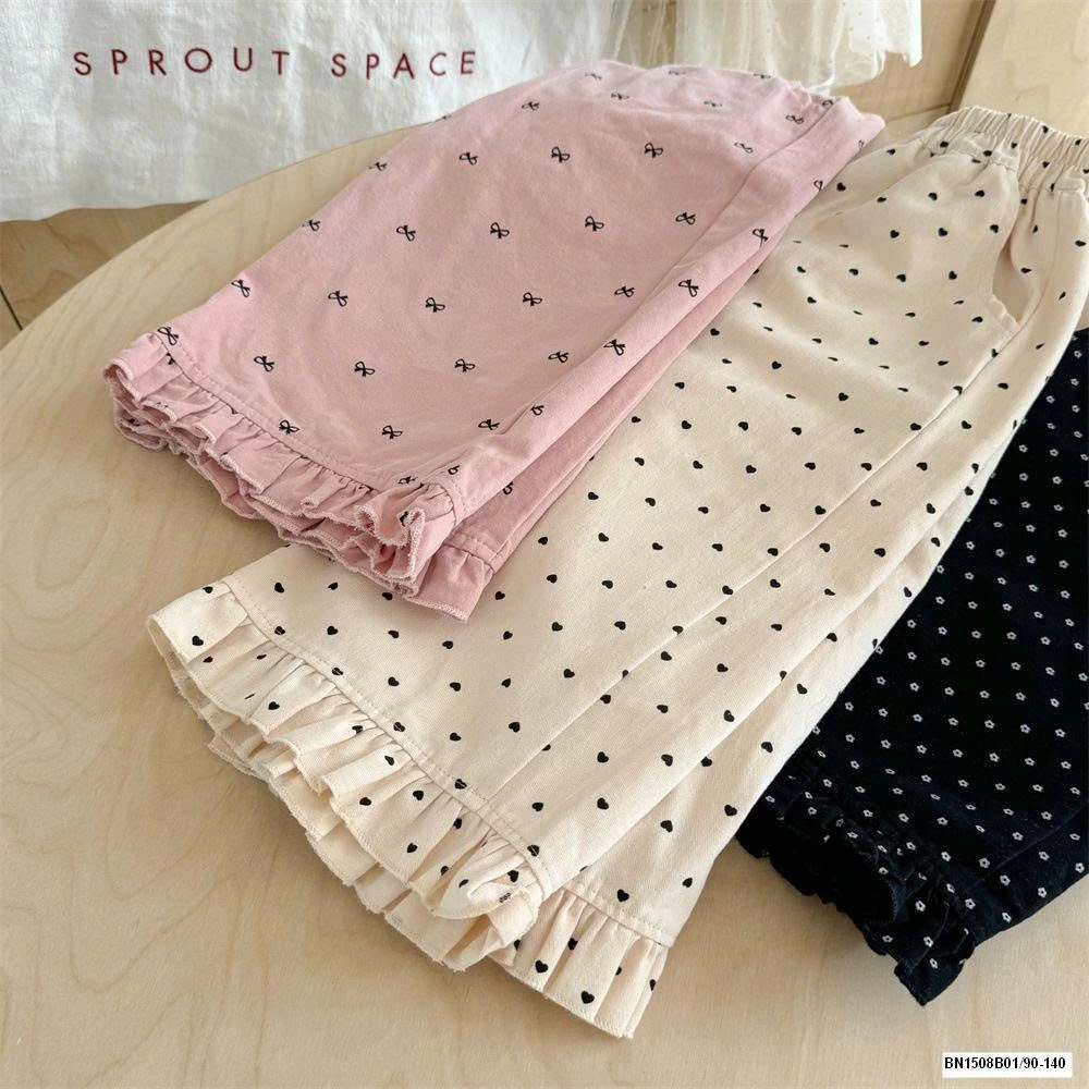 QUẦN GẤU BÈO HỌA TIẾT NINGLI BG