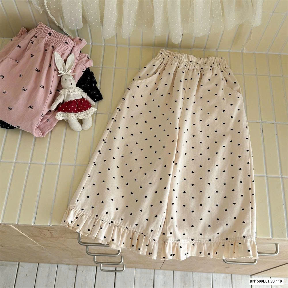 QUẦN GẤU BÈO HỌA TIẾT NINGLI BG