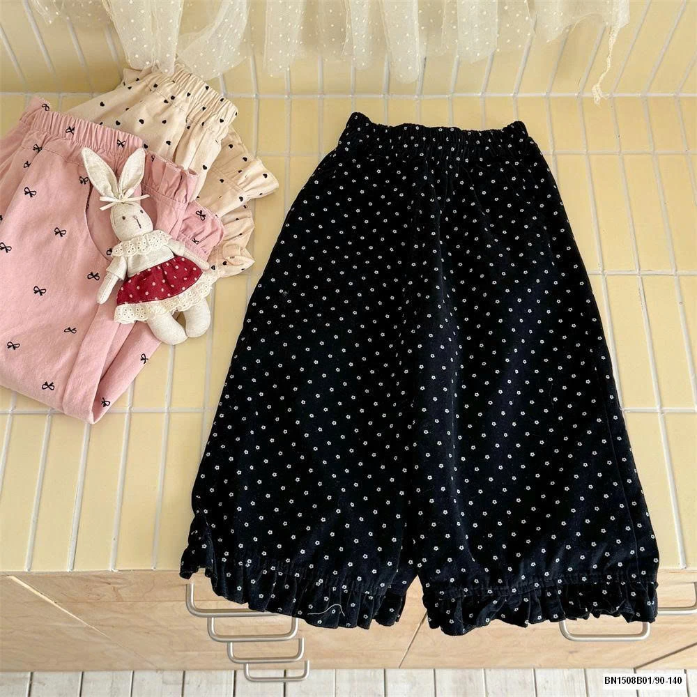 QUẦN GẤU BÈO HỌA TIẾT NINGLI BG