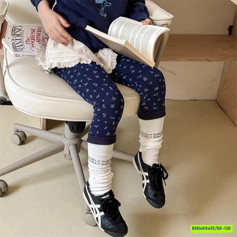 LEGGING NỈ HOA NHÍ ADBABY