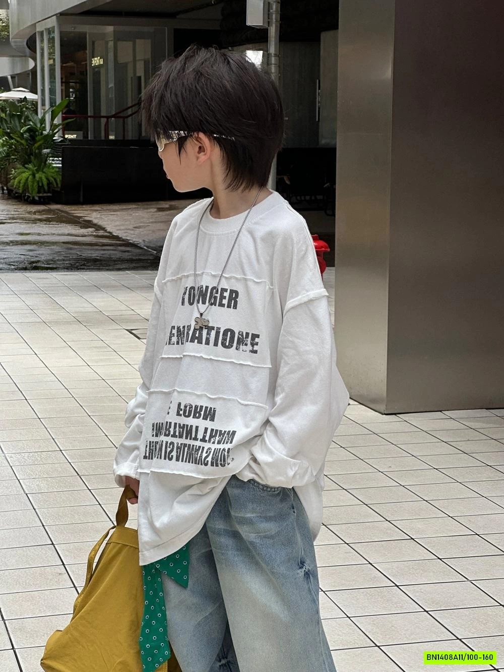 ÁO THUN GÂN NGANG IN CHỮ