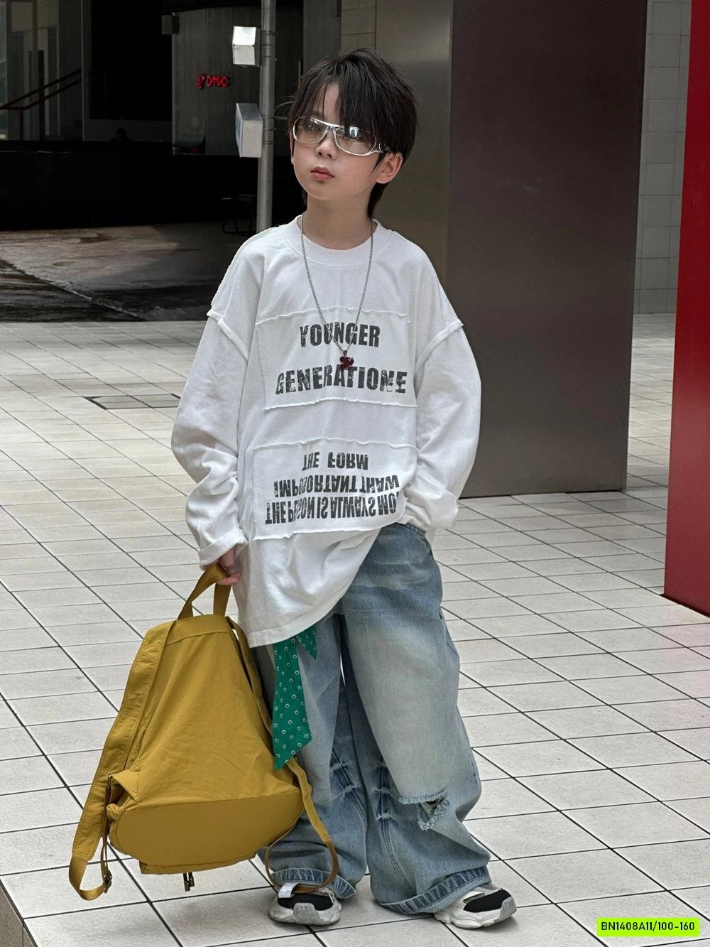 ÁO THUN GÂN NGANG IN CHỮ