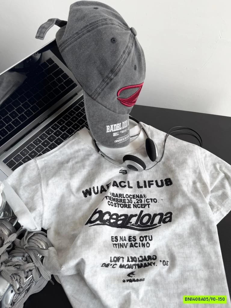 ÁO THUN BẠC MÀU IN CHỮ CÁ TÍNH