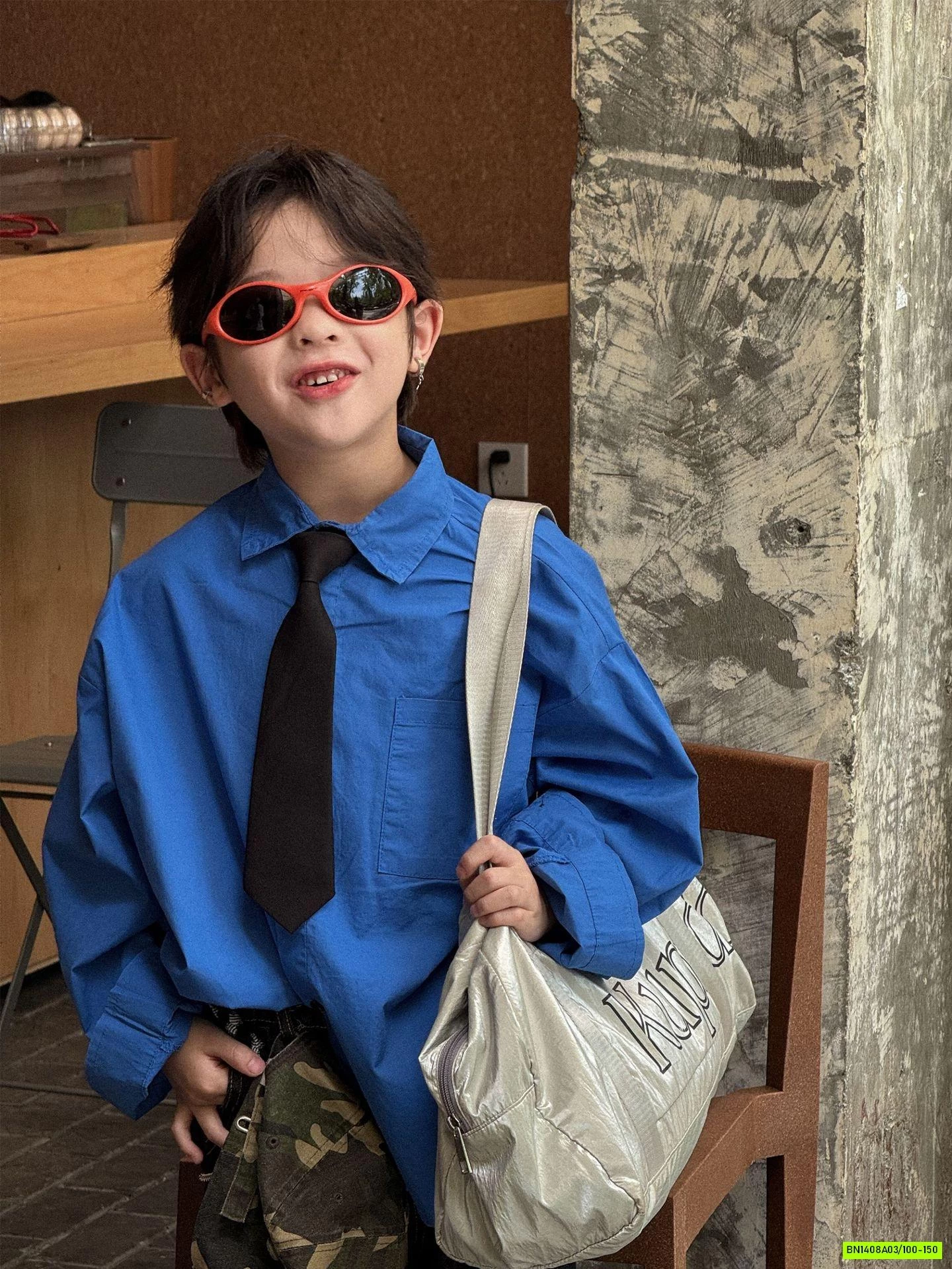 SƠ MI XANH DÀI TAY KÈM CÀ VẠT