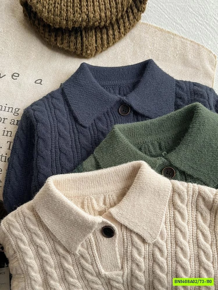 ÁO POLO LEN VẶN THỪNG SZ NHÍ