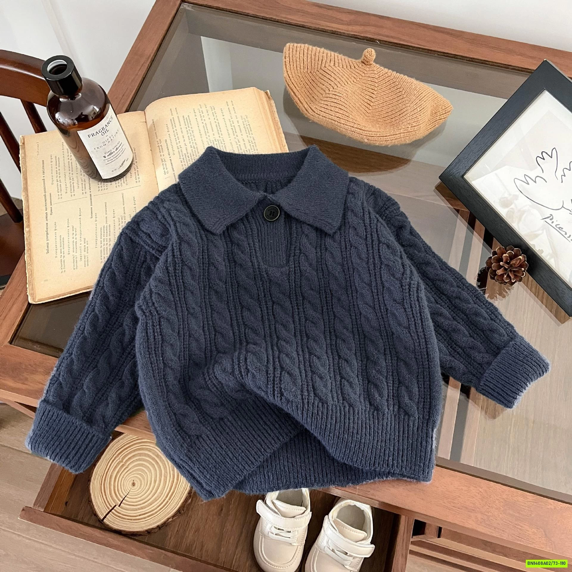 ÁO POLO LEN VẶN THỪNG SZ NHÍ