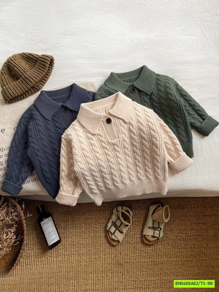 ÁO POLO LEN VẶN THỪNG SZ NHÍ