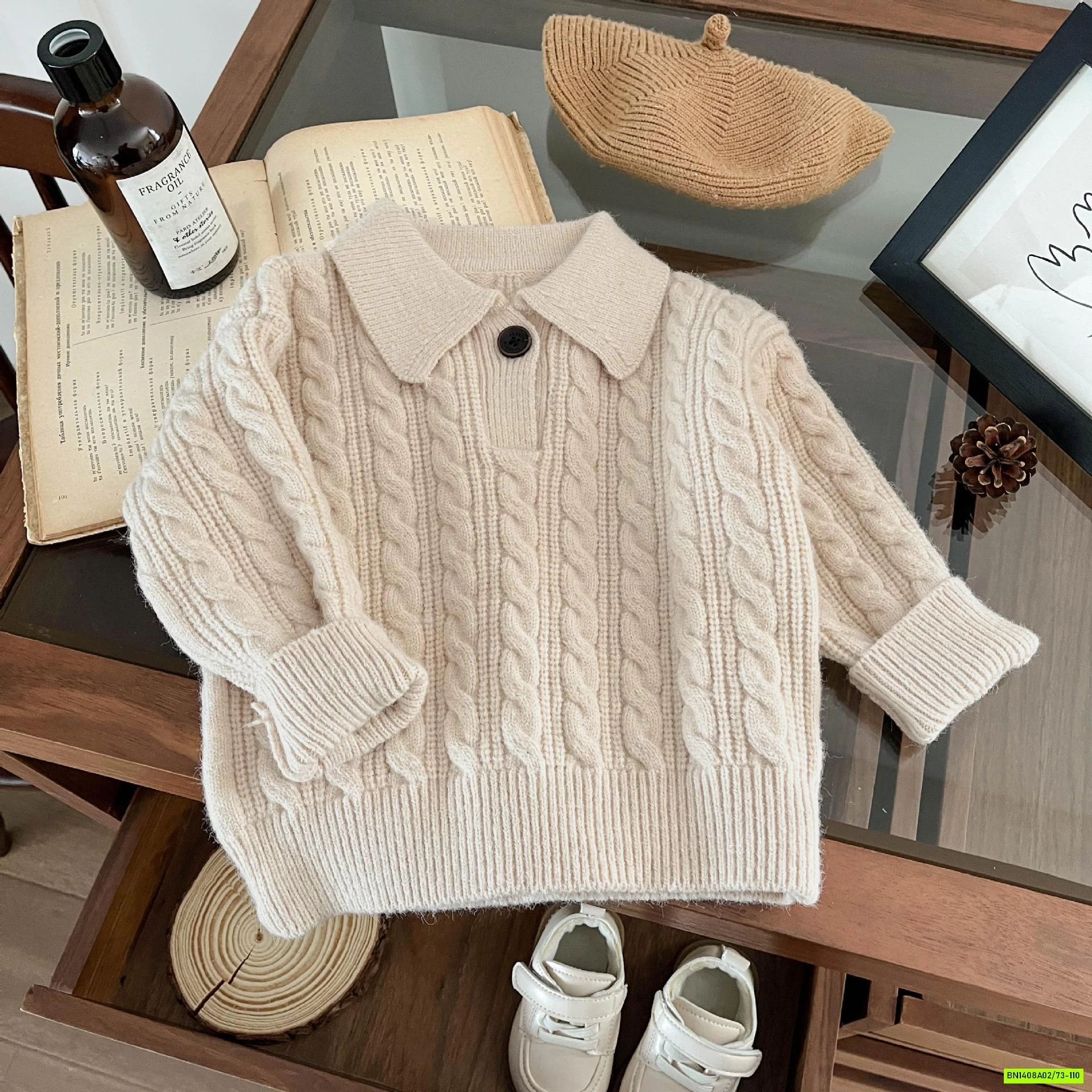 ÁO POLO LEN VẶN THỪNG SZ NHÍ