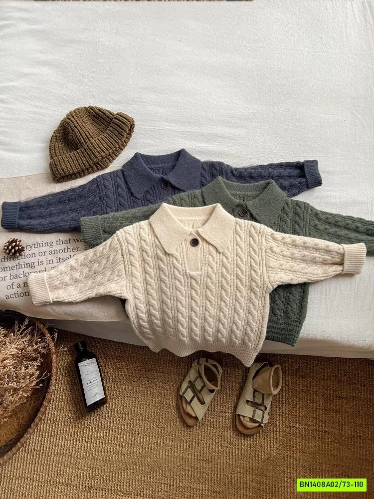 ÁO POLO LEN VẶN THỪNG SZ NHÍ