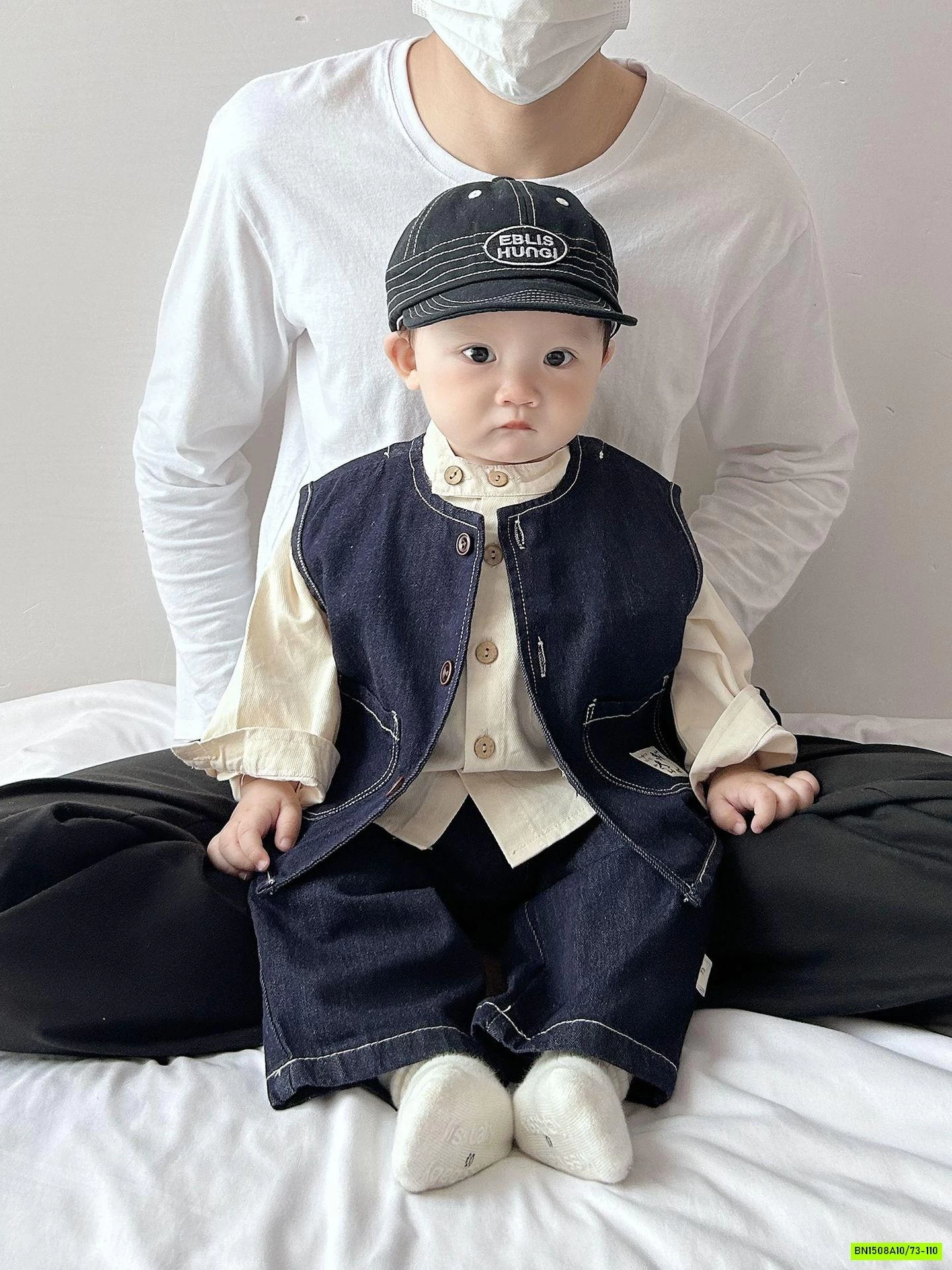 SÉT GILE QUẦN BOM JEANS SIZE NHÍ