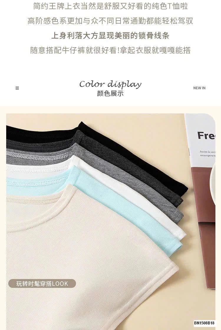 ÁO THUN CỘC CROPTOP NỮ