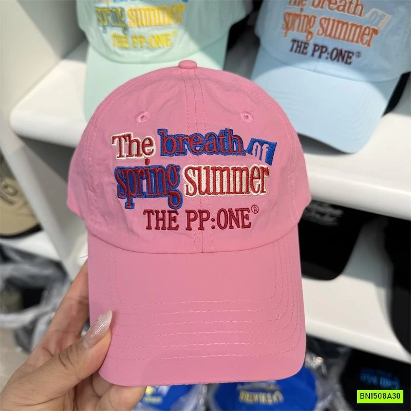 MŨ KẾT GIÓ THÊU CHỮ SẮC MÀU NỮ