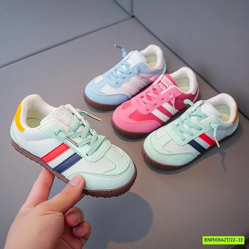 GIÀY THỂ THAO ĐẾ BỆT PHỐI SỌC