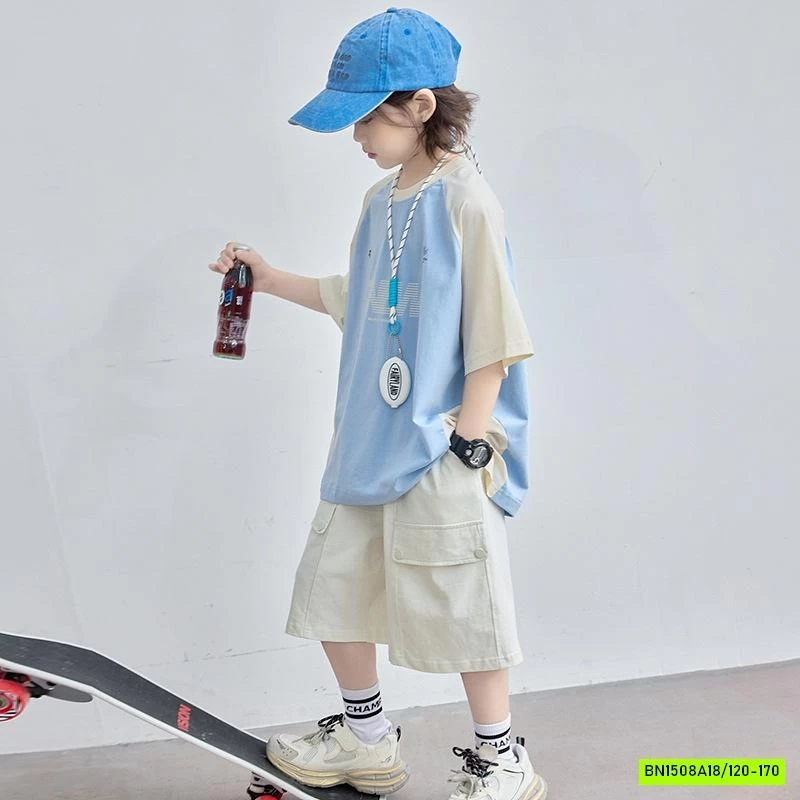 SÉT BỘ ÁO PHỐI MÀU QUẦN TÚI HỘP