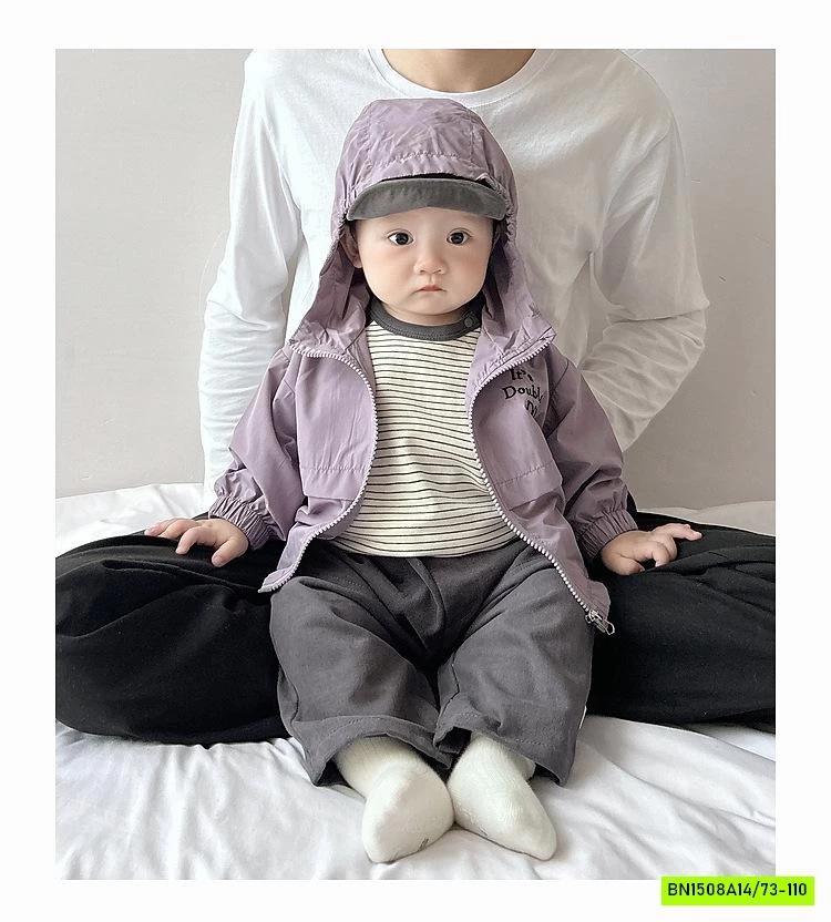 KHOÁC GIÓ LIỀN MŨ SIZE NH