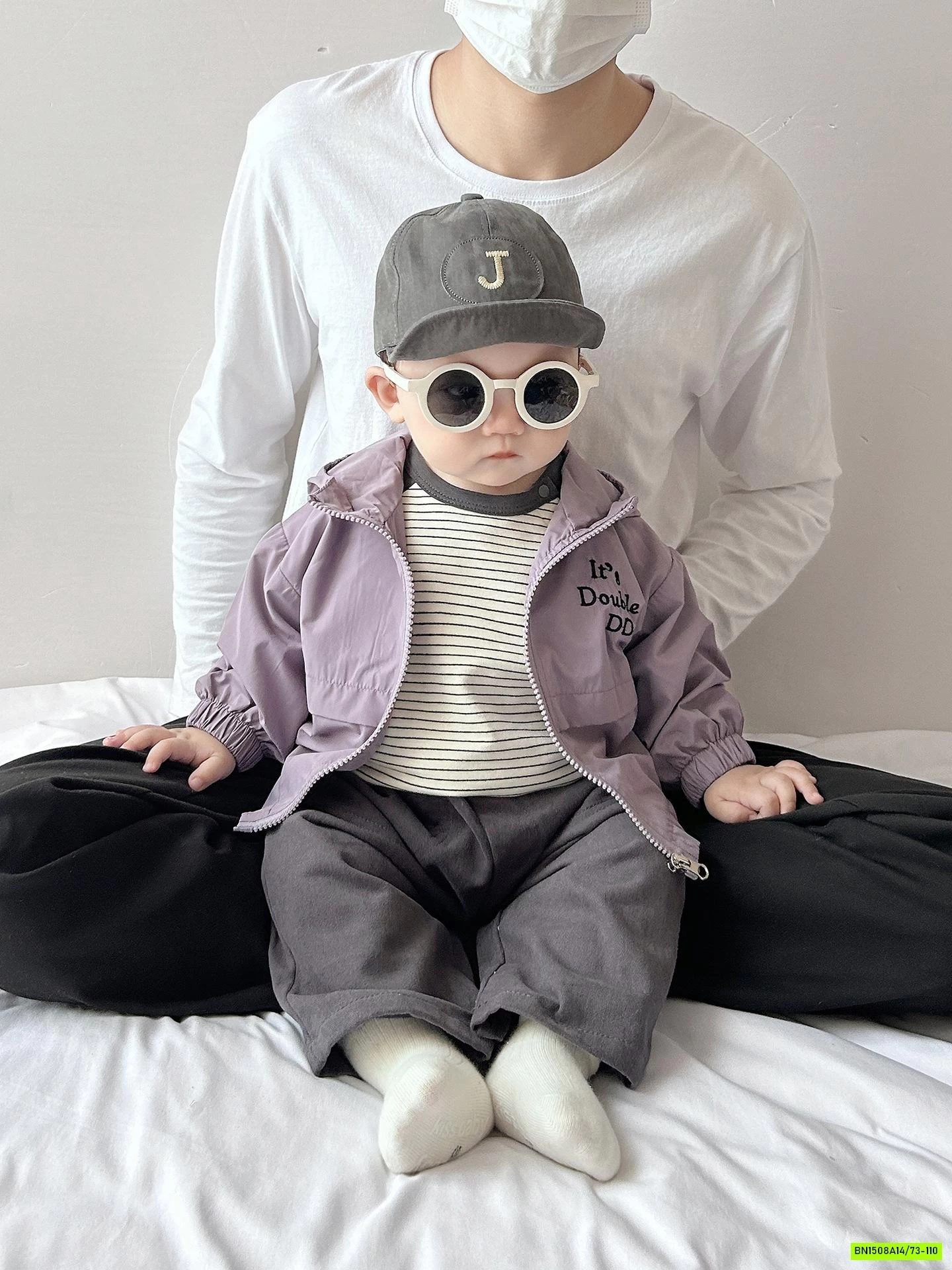 KHOÁC GIÓ LIỀN MŨ SIZE NH