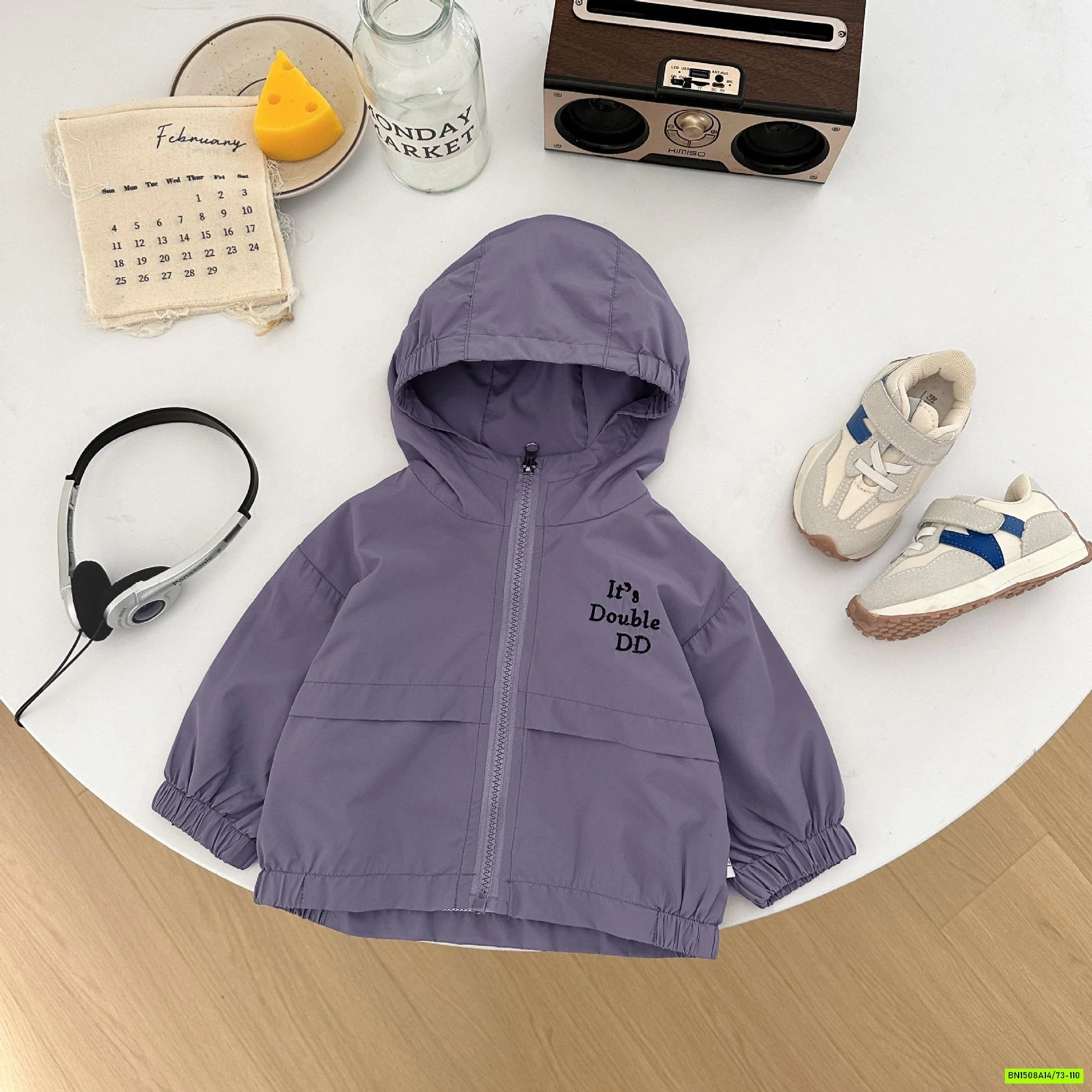 KHOÁC GIÓ LIỀN MŨ SIZE NH