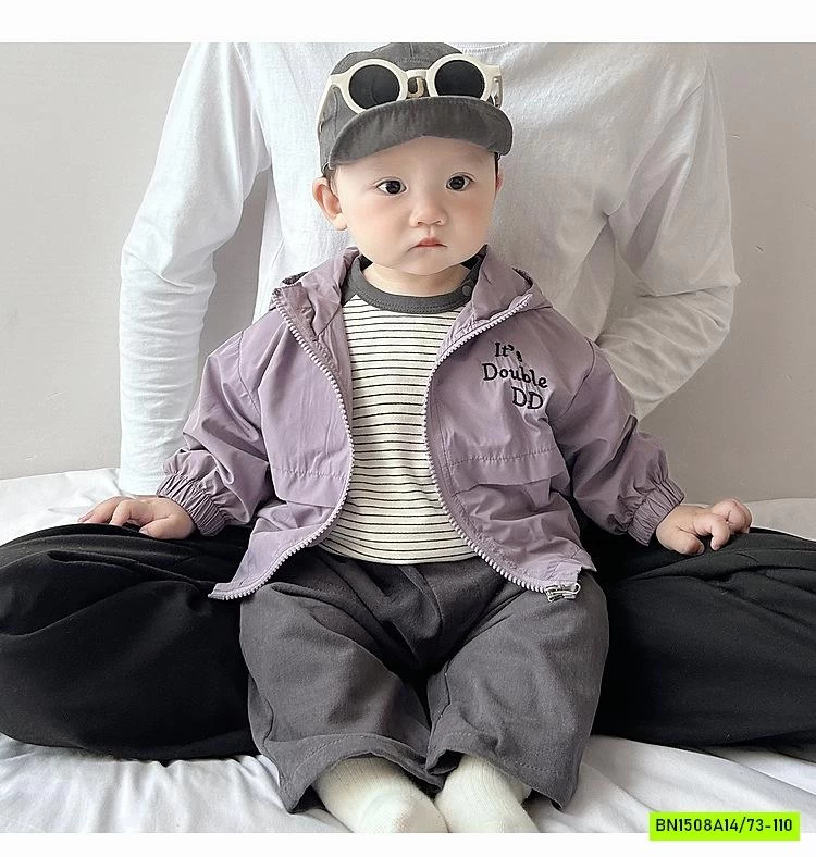 KHOÁC GIÓ LIỀN MŨ SIZE NH