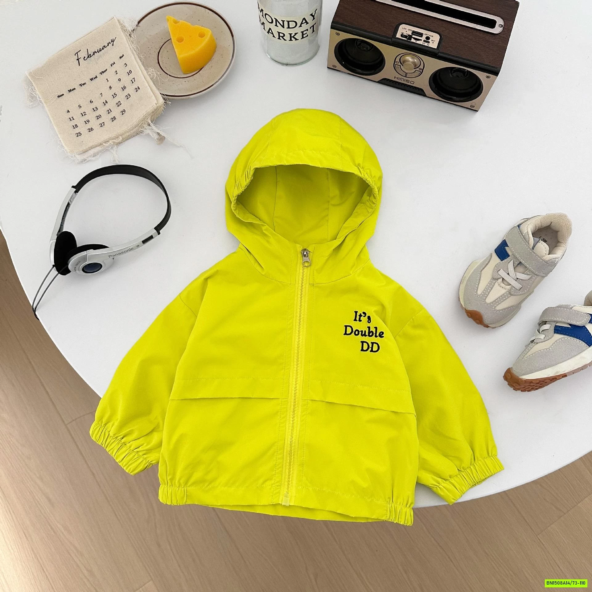 KHOÁC GIÓ LIỀN MŨ SIZE NH