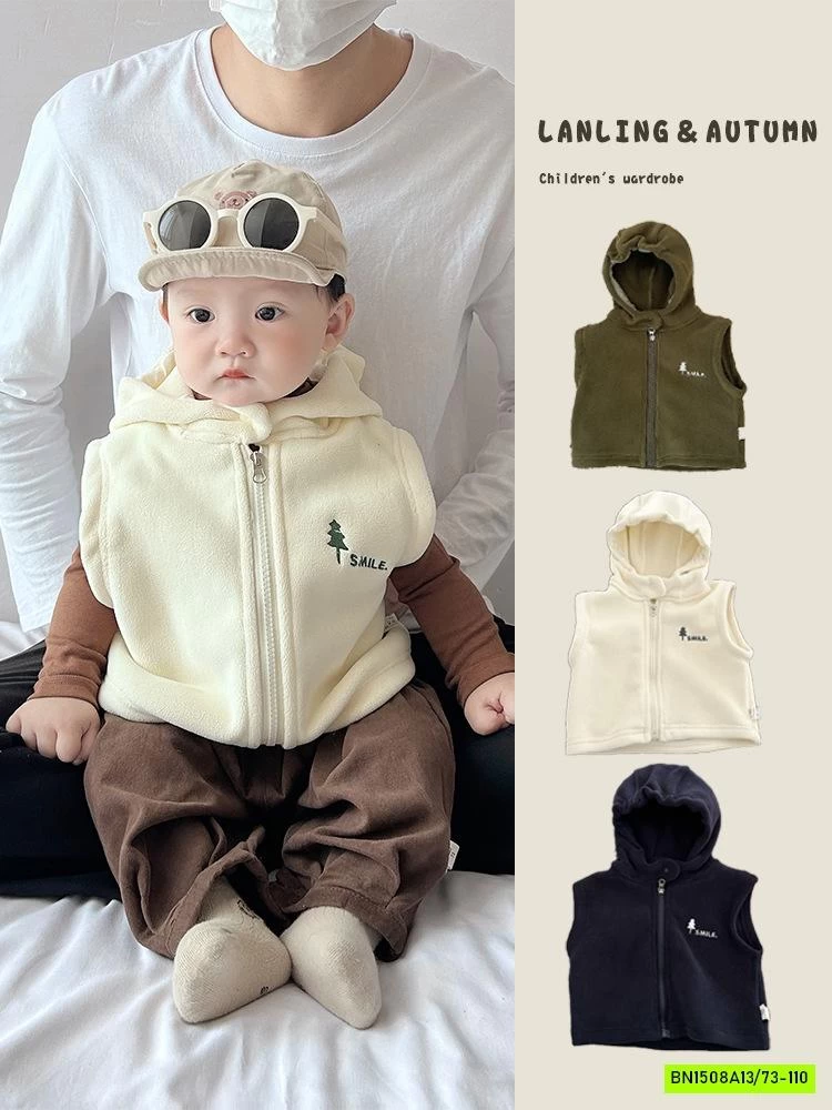 KHOÁC GILE NHUNG LIỀN MŨ SIZE NHÍ