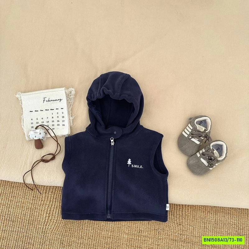 KHOÁC GILE NHUNG LIỀN MŨ SIZE NHÍ