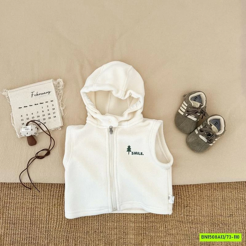 KHOÁC GILE NHUNG LIỀN MŨ SIZE NHÍ