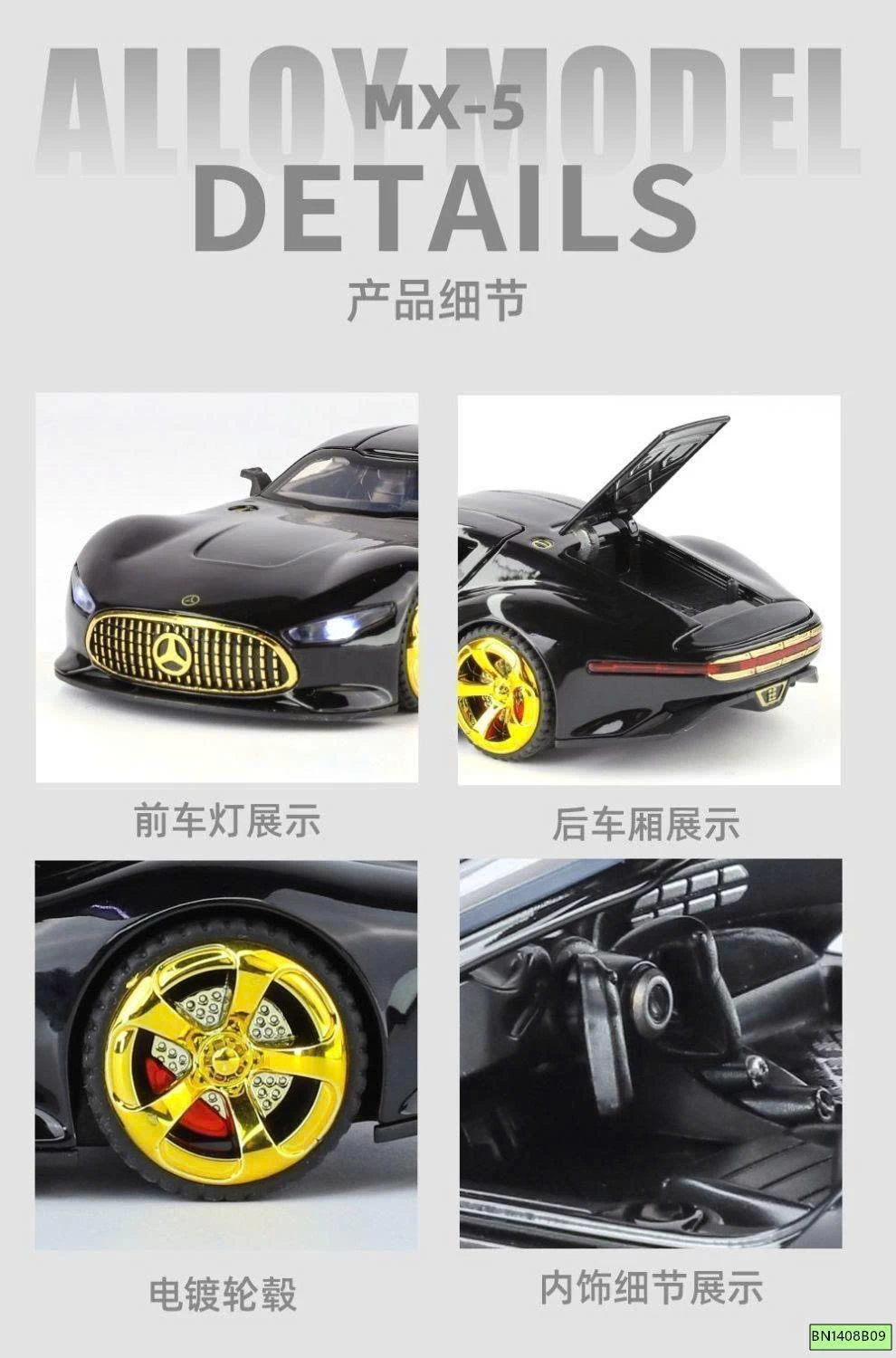 ĐỒ CHƠI MÔ HÌNH XE MERCEDES AMG TỈ LỆ 1/32