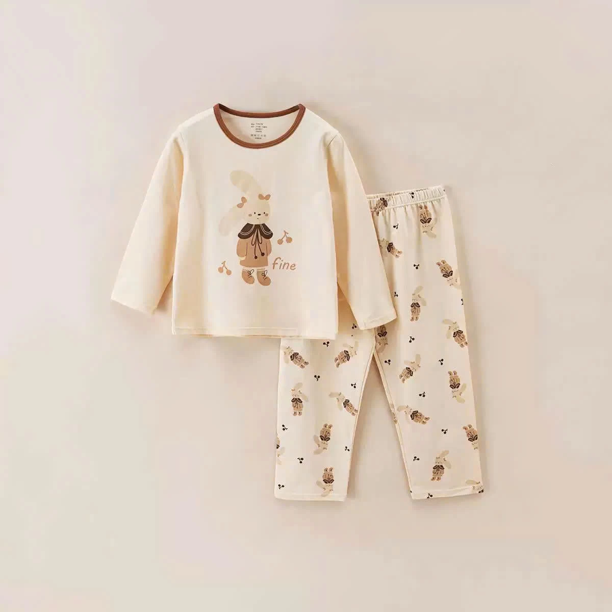 BỘ MẶC NHÀ COTTON A CHUẨN CHO BÉ