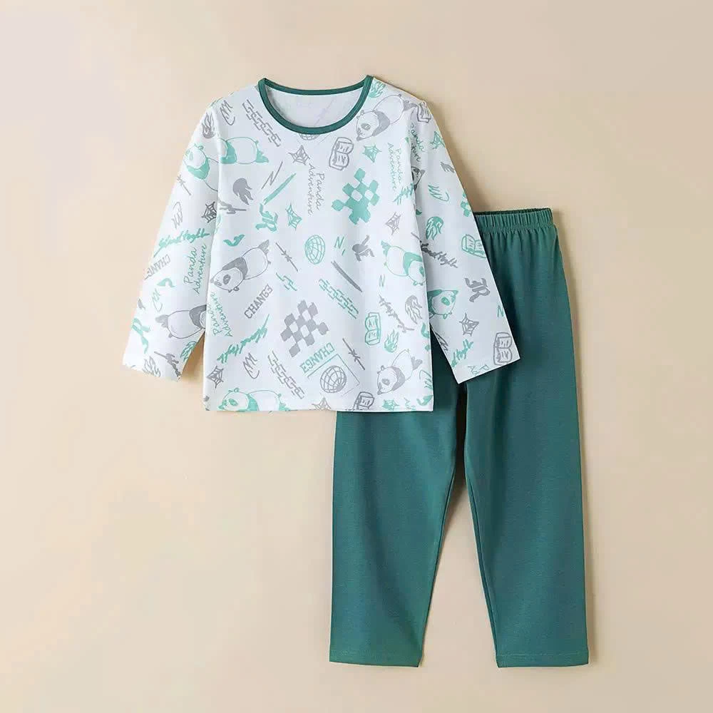 BỘ MẶC NHÀ COTTON A CHUẨN CHO BÉ