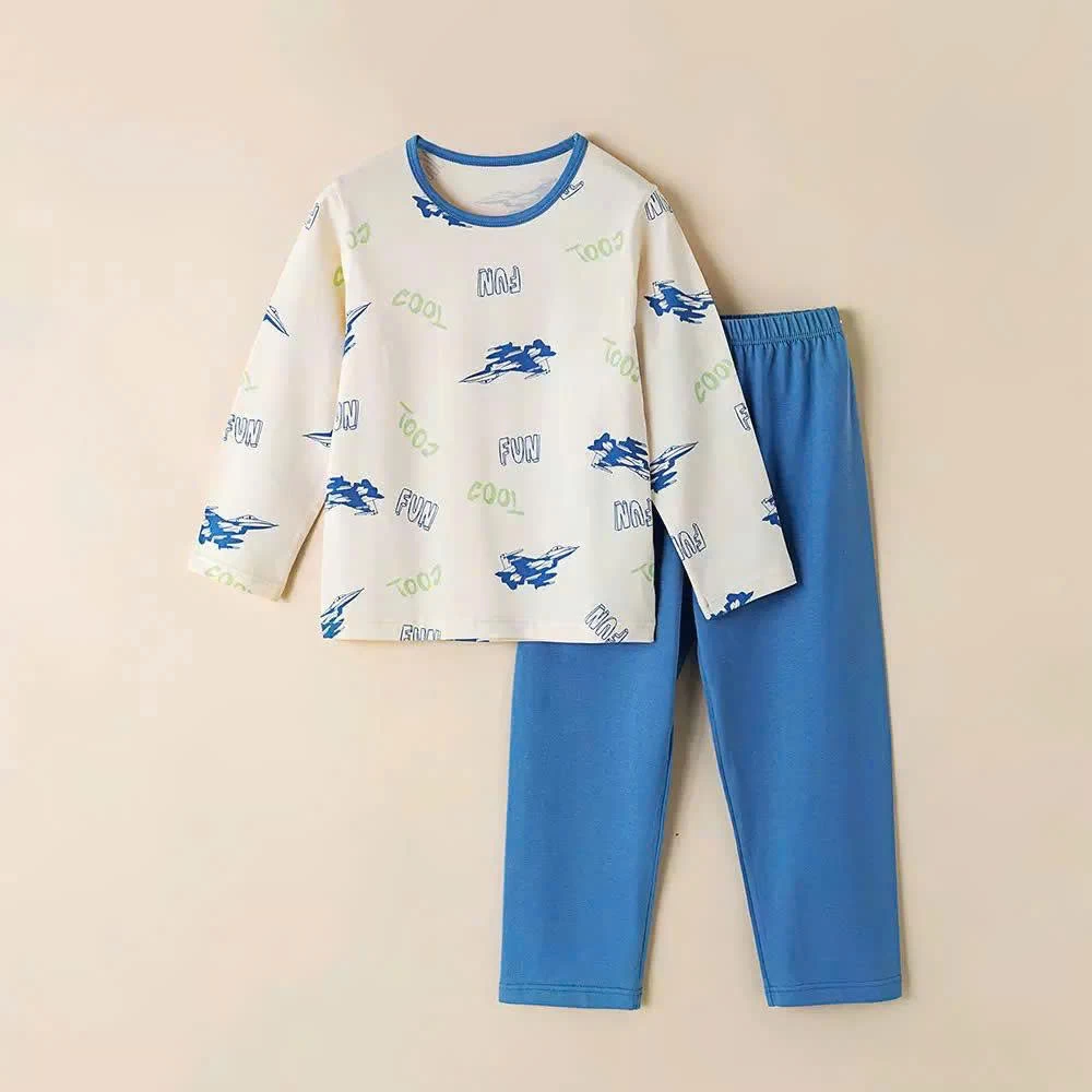 BỘ MẶC NHÀ COTTON A CHUẨN CHO BÉ