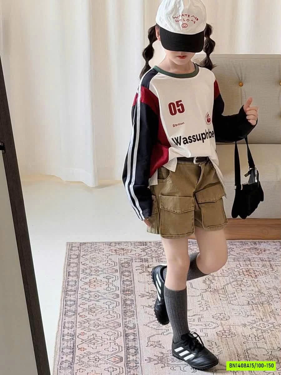 ÁO PHỐI MÀU MIX SHORT TÚI HỘP