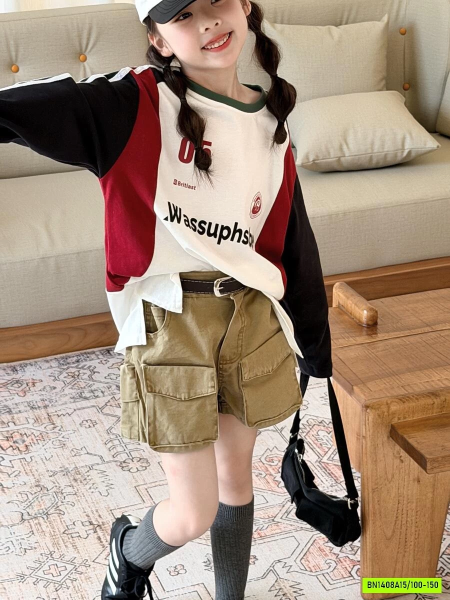 ÁO PHỐI MÀU MIX SHORT TÚI HỘP