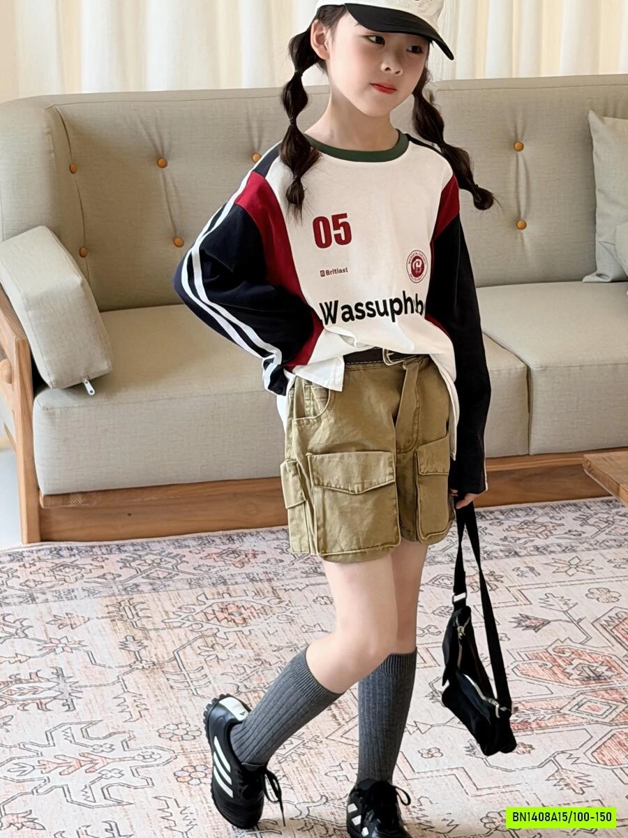 ÁO PHỐI MÀU MIX SHORT TÚI HỘP