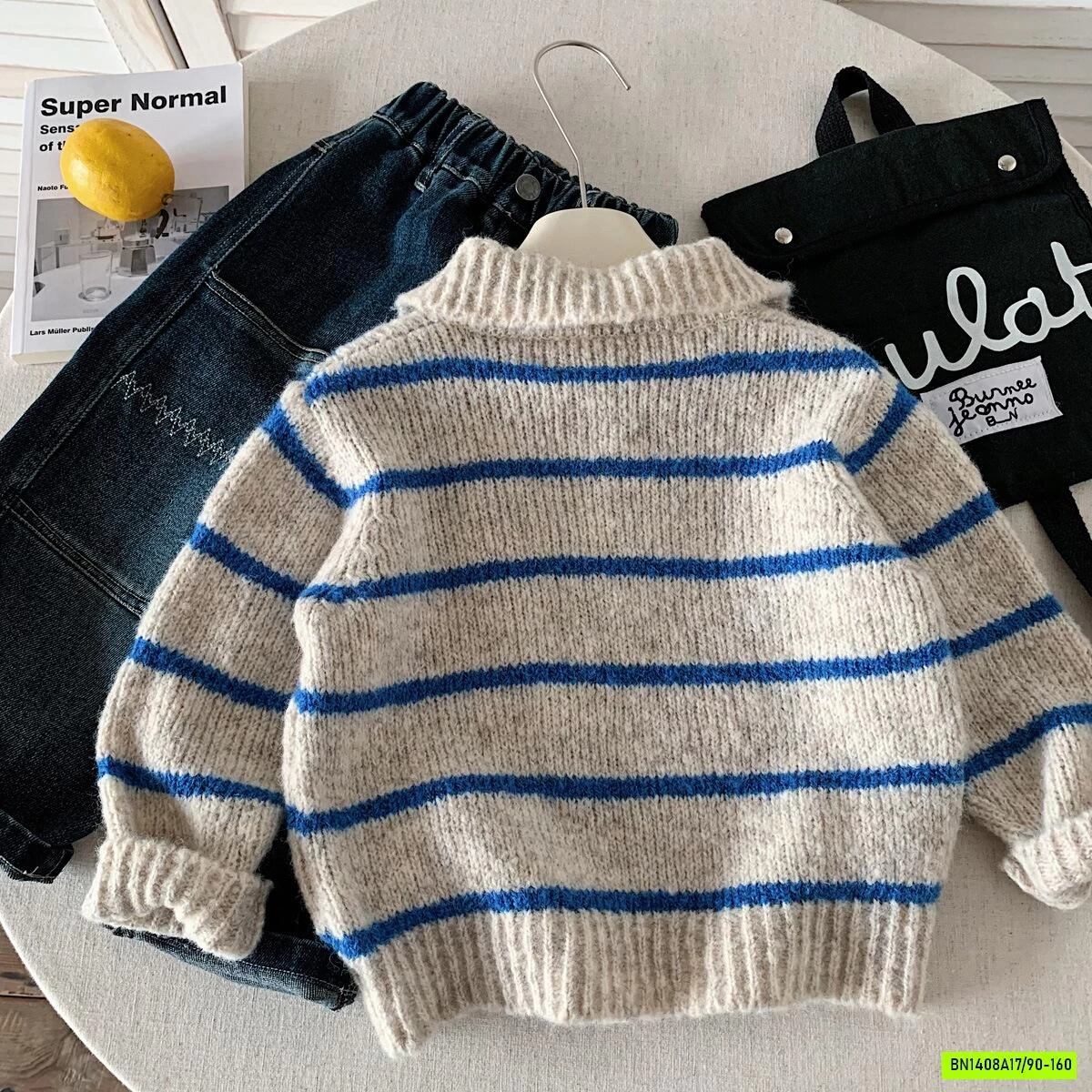 POLO LEN DỆT KẺ NGANG MUYEKIDS