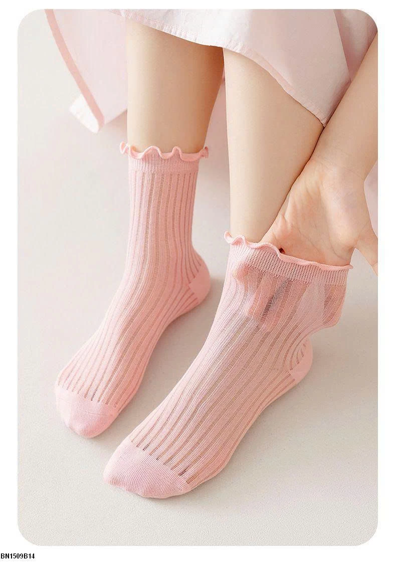 SÉT 4Đ TẤT MỎNG TRƠN MÀU