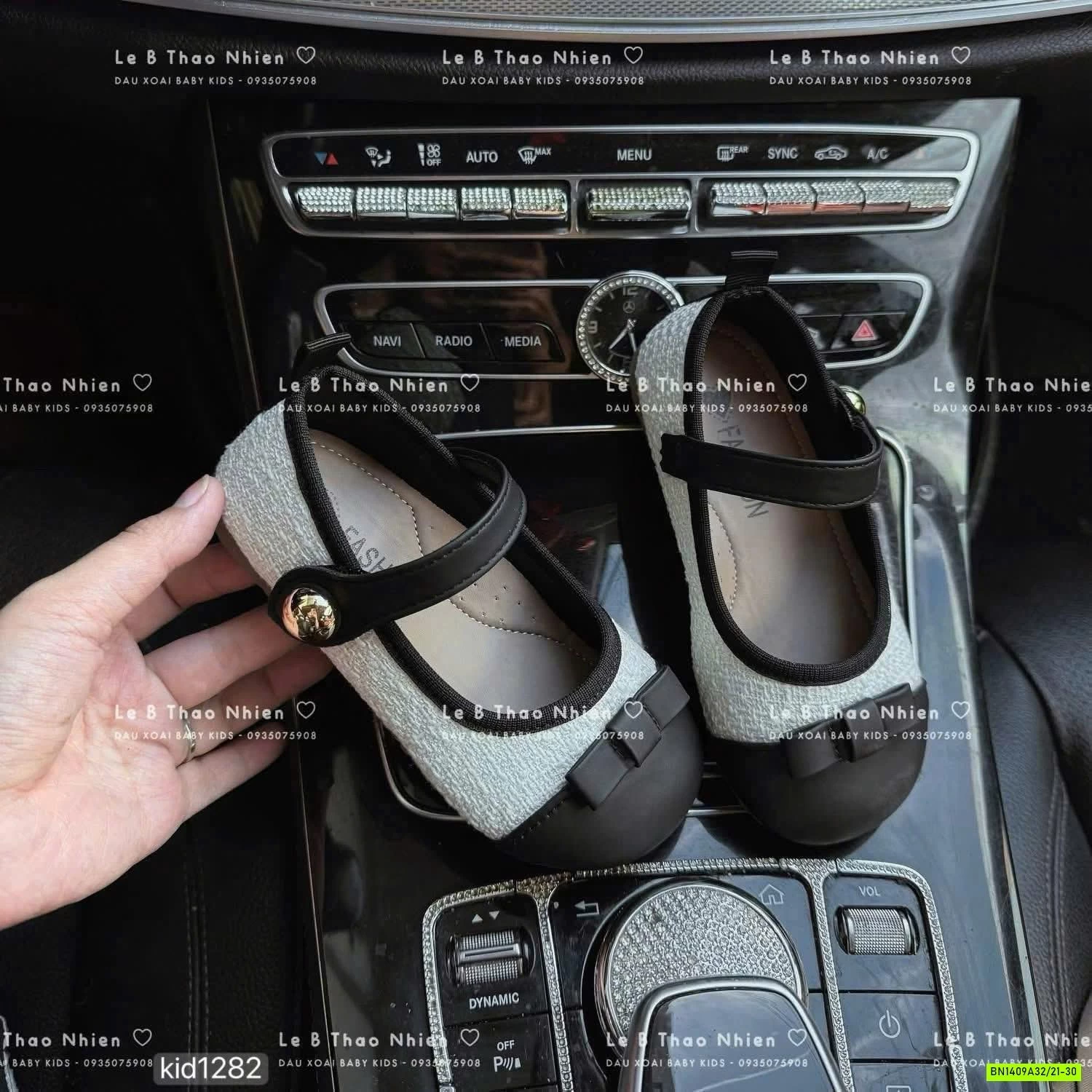 GIÀY BÚP BÊ PHỐI MÀU MŨI