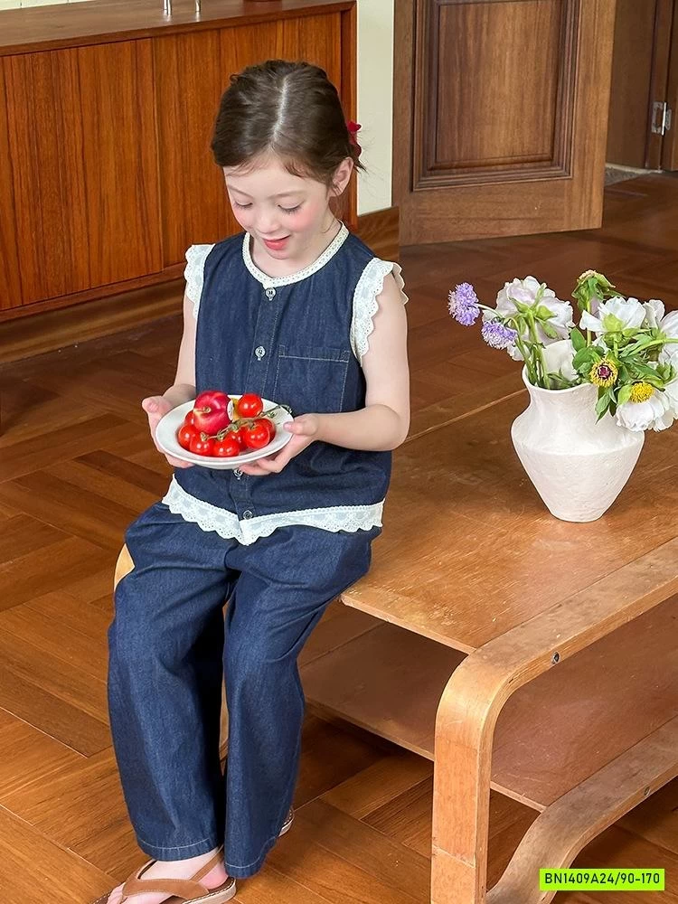 SÉT DENIM QUẦN SUÔNG 25C147 AMBB